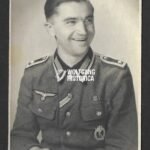 Studioportrait Wehrmacht NCO wearing ISA