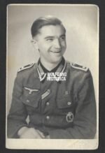 Studioportrait Wehrmacht NCO wearing ISA