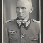 Studioportrait Wehrmacht Officer wearing ISA & EK1