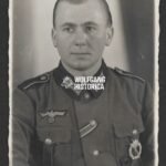 Studioportrait Wehrmacht Soldier wearing ISA & VWA
