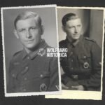 Studioportrait Wehrmacht Soldier wearing ISA