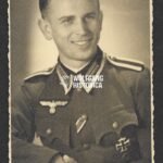 Studioportrait Wehrmacht NCO wearing EK1 & VWA