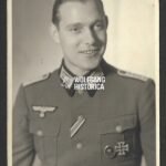 Studioportrait Wehrmacht Officer wearing Ek1 & VWA