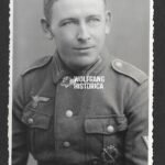 Studioportrait Wehrmacht Soldier wearing ISA & VWA