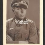 Studioportrait Wehrmacht Officer wearing VWA