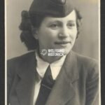 Studioportrait Luftwaffe-Helferin