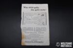 US Airborne Propaganda Leaflet (Wir bitten um Auskunft) - Image 2