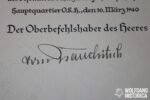 Document Group of Kommandeur Pionier-Bataillon 342 (7x Awards!) (Von Brauchitsch Signature) - Image 8