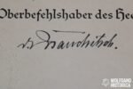 Document Group of Kommandeur Pionier-Bataillon 342 (7x Awards!) (Von Brauchitsch Signature) - Image 14