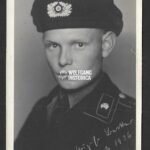 Studioportrait of Panzer soldier - Panzer-Regiment 5