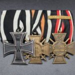 Medal Bar: EK2 + EHF + Flandernkreuz (Seekrieg)