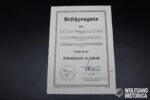 Award Doc: Erdkampfabzeichen der Luftwaffe - Panzergrenadier-Brigade von Werthern!