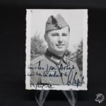 Wartime Signed Photo of Leon Degrelle – 28. SS-Freiwilligen-Panzer-Grenadier-Division “Wallonië”