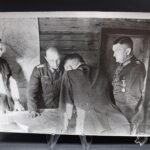 German Press Photograph: Stab eines Armeekorps a.d. Ostfront - Freiherr von Roman