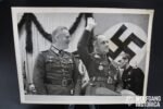 German Press Photograph: Generalfeldmarschall Erwin Rommel and Wilhelm Keitel