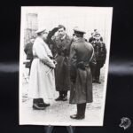 German Press Photograph: Hauptmann Peltz & Hermann Göring in Italy