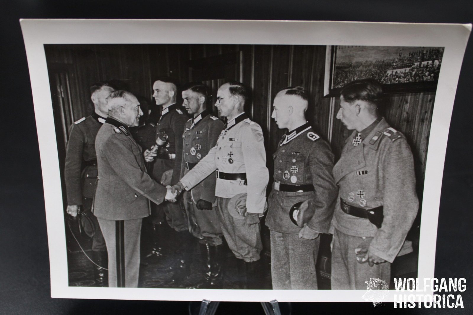 IMG_0473 German Press Photograph: RKT of Reichsarbeidsdienst with RADFührer Hierl - Image 1