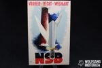 Dutch NSB Postcard "Vrijheid - Recht - Welvaart NSB"