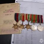 British Medal Bar & Book Group – WIA at El Alamein in North Africa - 1st Rgt RHA