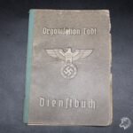 Organisation Todt Dienstbuch - Bauführer with Einsatzgruppe VII (Breslau, Troppau)