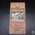 Flyer of Hotel Berchtesgadenerhof - Taken Souvenir by US GI
