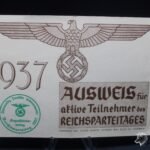 Ausweis für aktive Teilnehmer des Reichsparteitages 1937