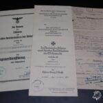 3x Award Docs: Nachrichten-Abteilung 263 (Beautiful A4-Size Variant of KVK2X Award Doc)