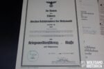 3x Award Docs: Nachrichten-Abteilung 263 (Beautiful A4-Size Variant of KVK2X Award Doc) - Image 2