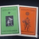 Set of 2x DLRG Grundscheine - Schützen-Regiment 2