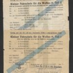 2x Traintickets for a Dutch Waffen-SS Oberpionier