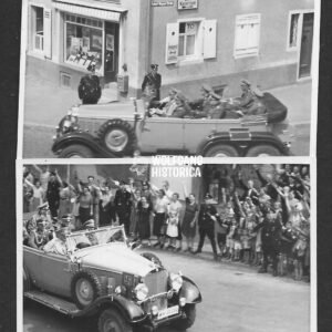 Photographs of Adolf Hitler in his car