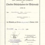 Sudetenland Medal Award Doc - Sanitäts-Kompanie 4