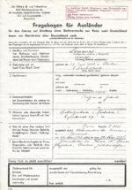 Fragebogen für Ausländer - Belgian from Kerkrade