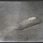 British Press Photo - German U-Boat attacked by RAF