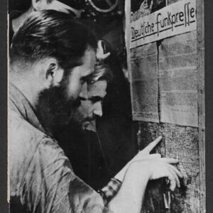 German Press Photo - Deutsche Funkpresse in U-Boot