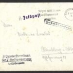 SS-Feldpostcover of SS-Pioniersturmbann der SS-Verfügungstruppe