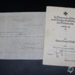 2x Award Docs: Italian Officer of 132rd Tank Regiment (EK2 to Italian!)