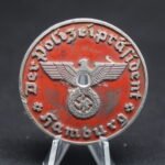 Police Motor Vehicle Plate Badge - Polizeipräsident Hamburg