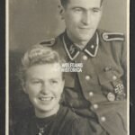Studioportrait of Waffen-SS NCO with awards