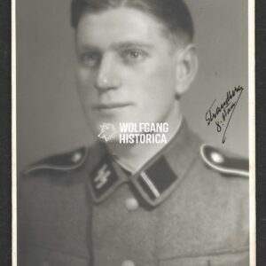 Studioportrait of Waffen-SS Soldier