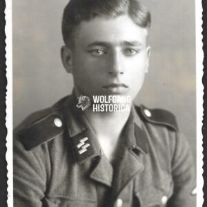 Studioportrait of Waffen-SS Soldier