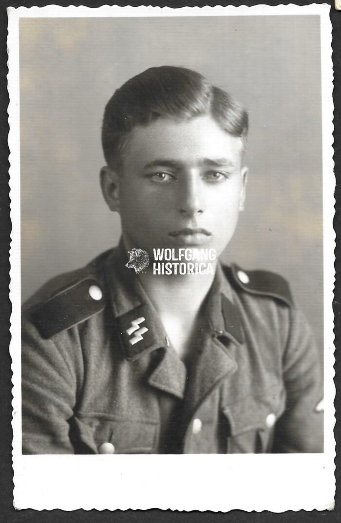 Richard Rudolf Ss Studioportrait of Waffen-SS Soldier – Wolfgang Historica