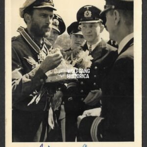 Photo of Jürgen Oesten – Kommandant of “U-106” (Wartime Signed!)