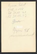 Photo of Robert Gysae – Kommandant of “U-98” & “U-177” (Eichenlaub) - Image 2