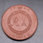 1935 Meissen 225th Anniversary Böttger Stoneware Medallion
