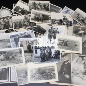 Exceptional Fallschirmjäger Photo Grouping – Kreta 1941 (63 Photos + Postcard + Death Card)