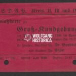 Entry Card – Mass Rally in Sportpalast Berlin – Dr. Goebbels in 1936