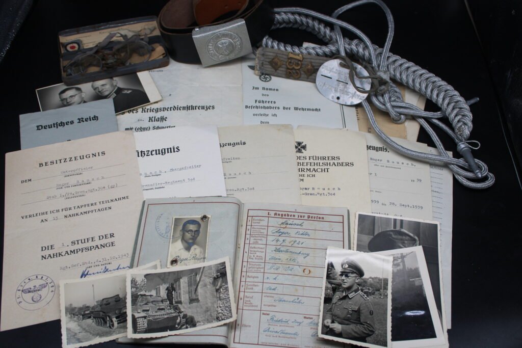 Rodger Rausch Exceptional Family Grouping – Hauptmann Friedrich Rausch (Died ...