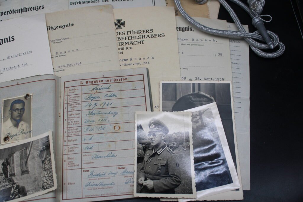 Rodger Rausch Exceptional Family Grouping – Hauptmann Friedrich Rausch (Died ...