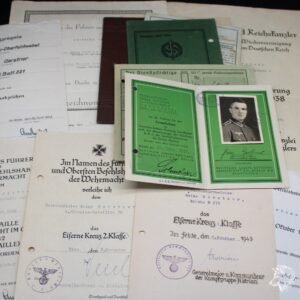 Grouping to Leutnant Heinz Gerstner – Pionier-Bataillon 38 & 221 (Scarce "Kampfgruppe Aldrian" EK1 Doc!)